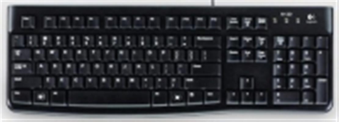 Logitech K120 Corded Keyboard tastiera Universale QWERTY Italiano Nero