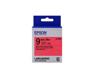 Epson LK-3RBP nastro per etichettatrice Nero su rosso