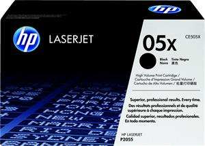 HP 05X High Yield Black Original LaserJet Toner Cartridge cartuccia toner 1 pz