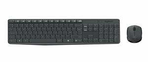 Logitech MK235 tastiera Mouse incluso Casa USB QWERTY US International Grigio