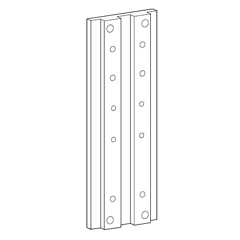 Ergotron Track Mount Bracket Kit Alluminio