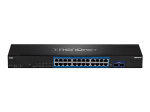 24-PORT GIGABIT SWITCH WITH 2X10G SFP+ SLOTS