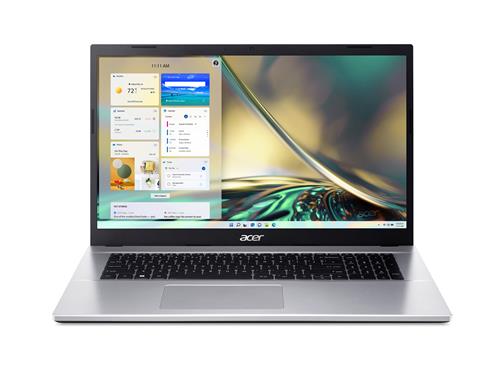 Acer Aspire 3 A317-54-708K Intel Core i7 i7-1255U Computer portatile 43,9 cm (17.3) HD+ 16 GB DDR4-SDRAM 1 TB SSD Wi-Fi 5 (802.11ac) Windows 11 Home Argento