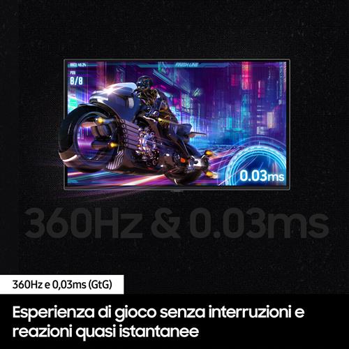 Samsung G60SD Monitor PC 68,6 cm (27) 2560 x 1440 Pixel Quad HD Argento