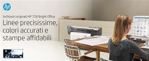 HP Cartuccia inchiostro magenta DesignJet 728, 130 ml