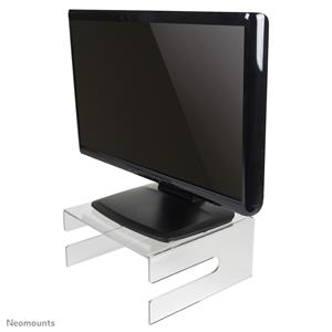 Neomounts NSMONITOR50 supporto da tavolo per Tv a schermo piatto Trasparente