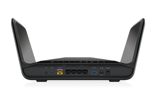 NETGEAR Nighthawk Tri-Band AX8 8-Stream AX6600 WiFi 6 Router (RAX70) router wireless Gigabit Ethernet Banda tripla (2.4 GHz/5 GHz/5 GHz) Nero