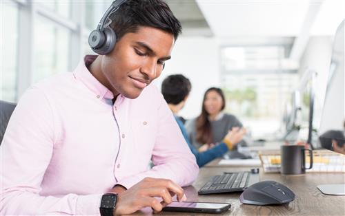 Logitech Zone Auricolare Wireless A Padiglione Ufficio Bluetooth Grafite