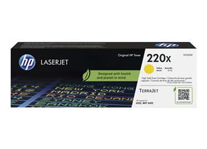 HP 220X Yellow Original LaserJet Toner Cartridge cartuccia toner 1 pz