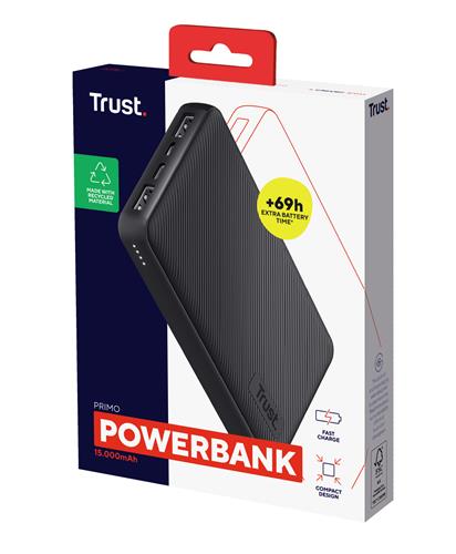 Trust Primo Ioni di Litio 15000 mAh Nero