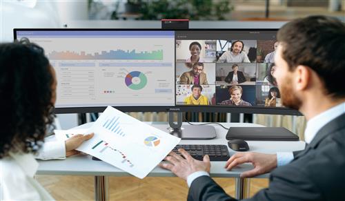 Philips 49B2U6903CH/00 Monitor PC 124,5 cm (49) 5120 x 1440 Pixel Dual QHD LCD Grigio