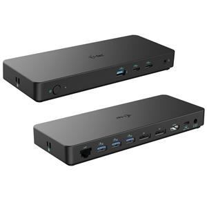 i-tec C31TRIPLEDOCKPDPRO2 replicatore di porte e docking station per laptop Cablato USB 3.2 Gen 1 (3.1 Gen 1) Type-C Nero