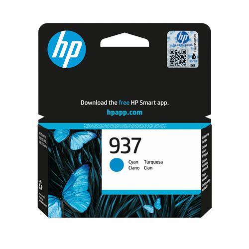 937 CYAN BLISTER ORIGINAL INK CARTRIDGE