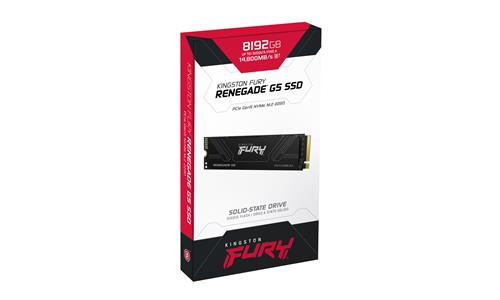 8TB KINGSTON FURY RENEGADE G5 PCIE 5.0 M.2 NVME SSD