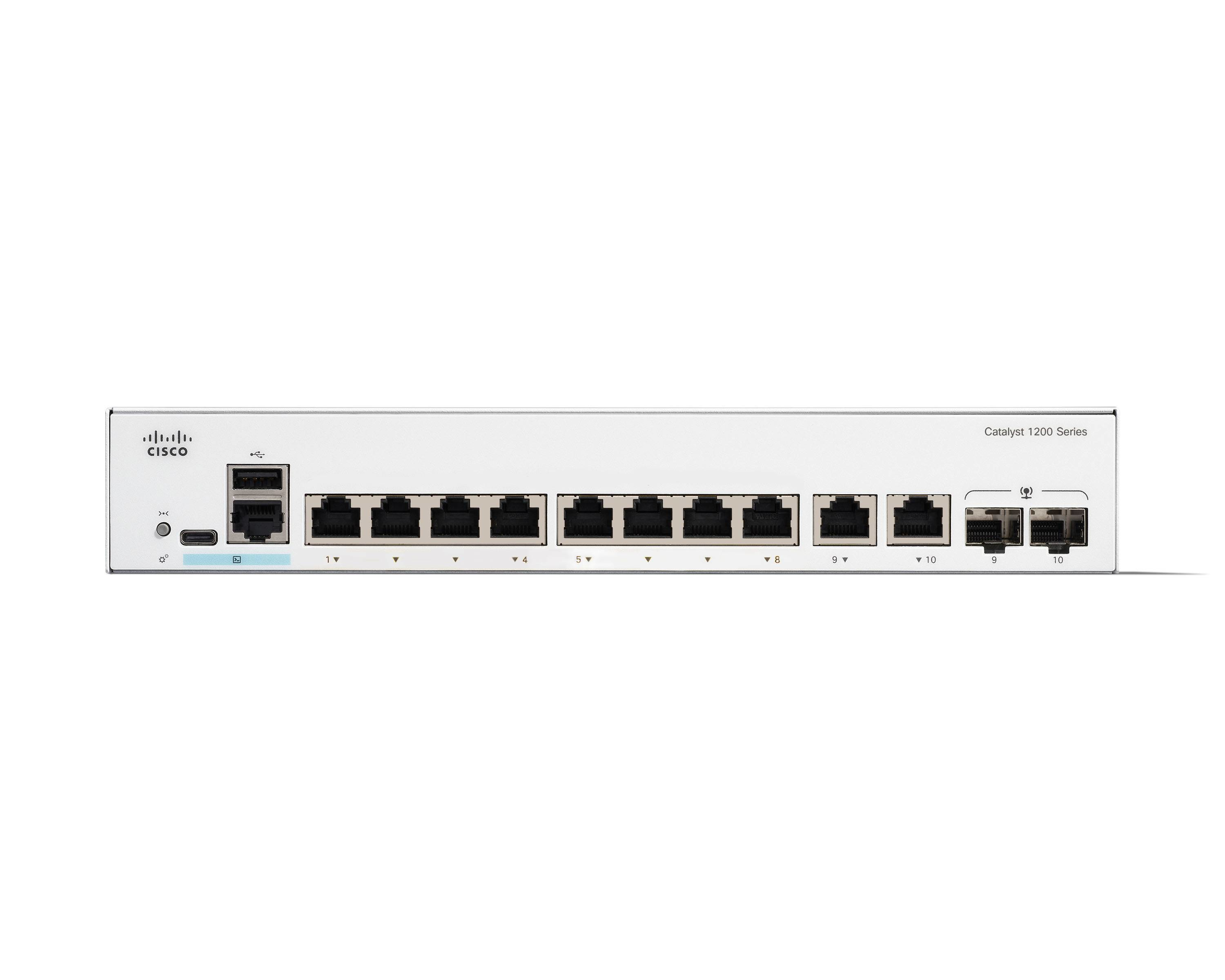 Cisco Catalyst 1200 Gestito L2 Gigabit Ethernet (10/100/1000) 1U Bianco