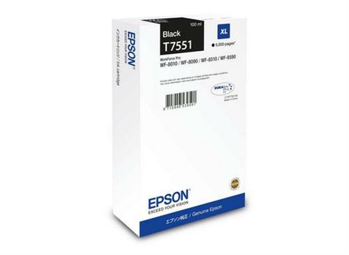 Epson C13T75514N cartuccia d'inchiostro 1 pz Originale Resa elevata (XL) Nero