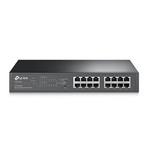 TP-Link TL-SG1016PE switch di rete Gestito L2 Gigabit Ethernet (10/100/1000) Supporto Power over Ethernet (PoE) Nero