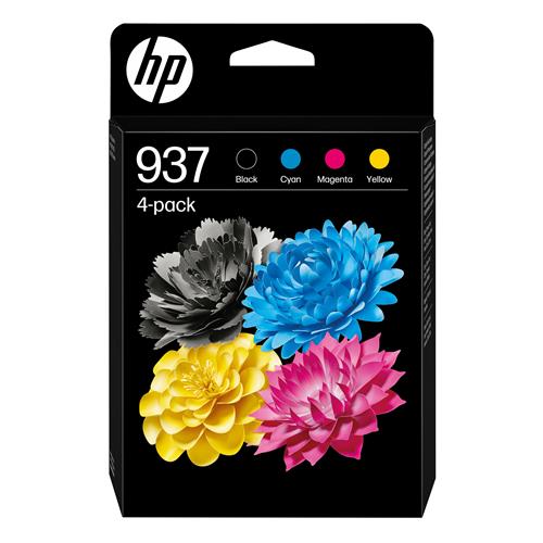 937 CMYK 4-PACK BLISTER ORIGINAL INK CARTRIDGE