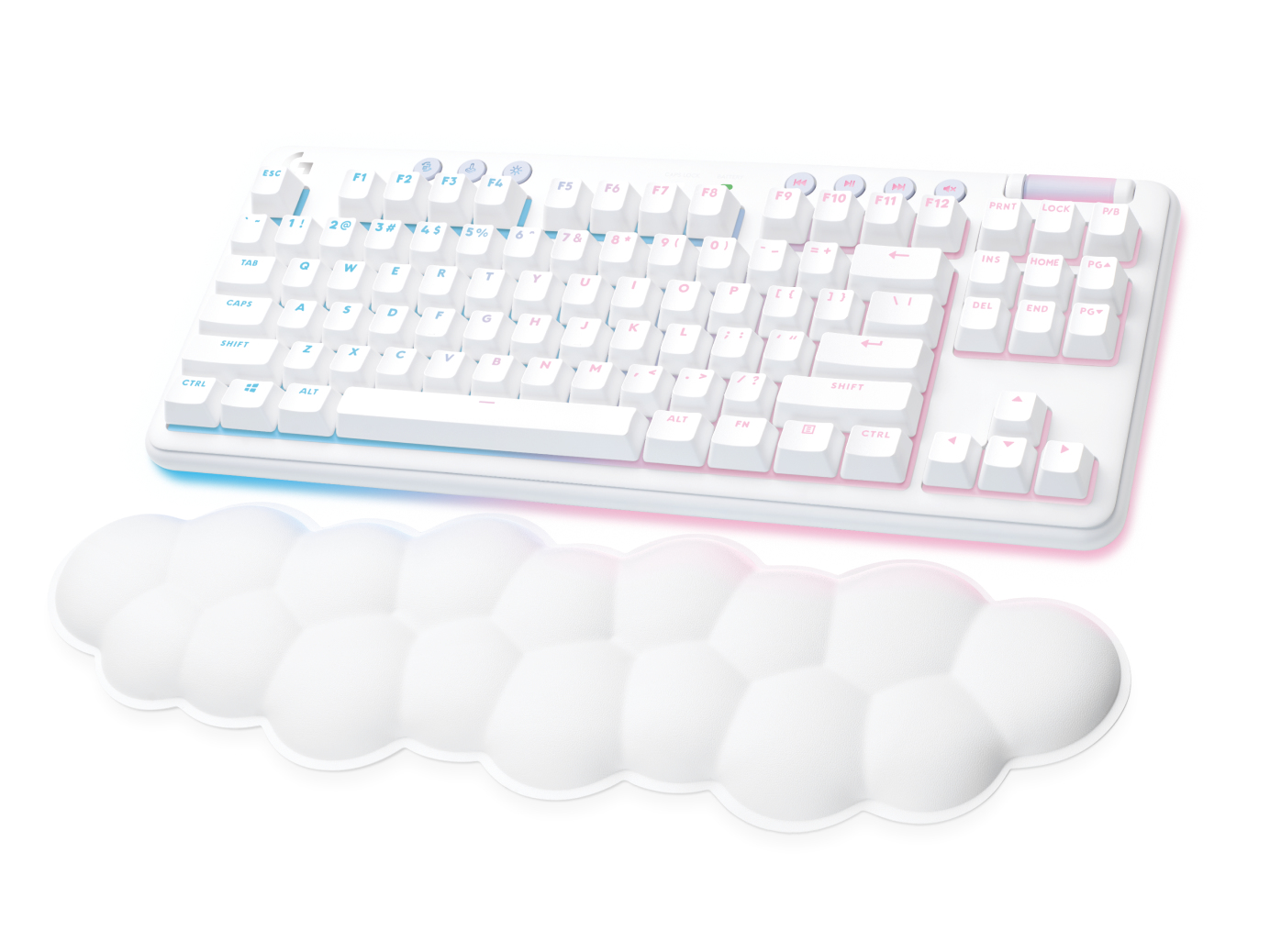 Logitech G 920-010692 tastiera Gaming RF senza fili + Bluetooth QWERTY US International Bianco