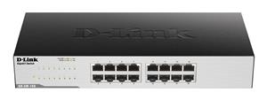 D-Link GO-SW-16G switch di rete Non gestito Gigabit Ethernet (10/100/1000) Nero