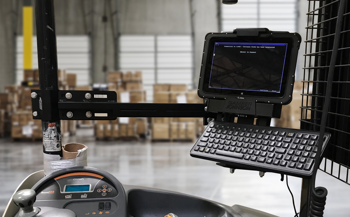 Gamber-Johnson 7160-0984 kit di fissaggio Nero Acciaio