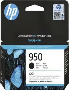 HP 950 Black Original Ink Cartridge cartuccia d'inchiostro 1 pz Resa standard