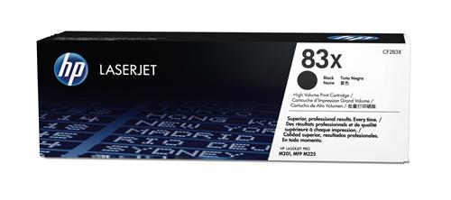 HP 83X High Yield Black Original LaserJet Toner Cartridge cartuccia toner 1 pz