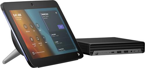 POLY Studio Base Kit G9 Plus for Microsoft Teams HP Mini IP PC w/TC10 sistema di conferenza Collegamento ethernet LAN Terminale multimediale per congressi