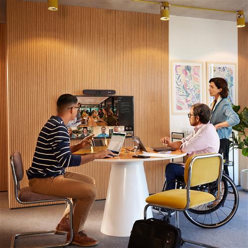 POLY Studio Base Kit G9 Plus for Microsoft Teams HP Mini IP PC w/TC10 sistema di conferenza Collegamento ethernet LAN Terminale multimediale per congressi