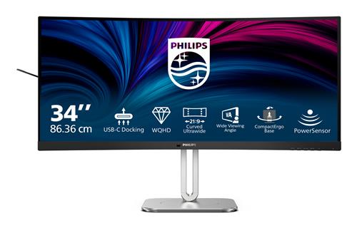 Philips 5000 series 34B2U5600C/00 Monitor PC 86,4 cm (34) 3440 x 1440 Pixel Dual QHD LCD Grigio