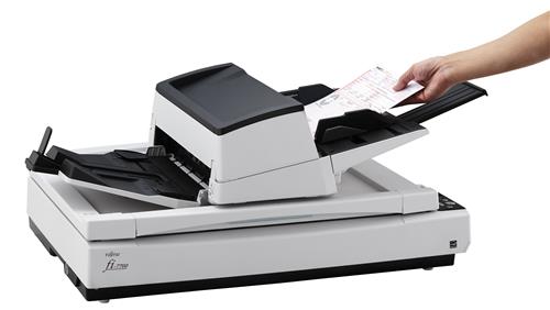 Ricoh fi-7700S Scanner piano e ADF 600 x 600 DPI A3 Nero, Bianco