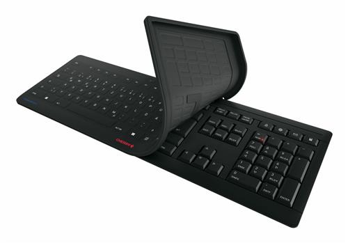 CHERRY JK-8552GB-2 tastiera Universale RF Wireless QWERTY Inglese UK Nero