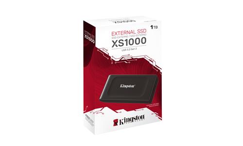 Kingston Technology XS1000 USB tipo-C 3.2 Gen 2 (3.1 Gen 2) Nero