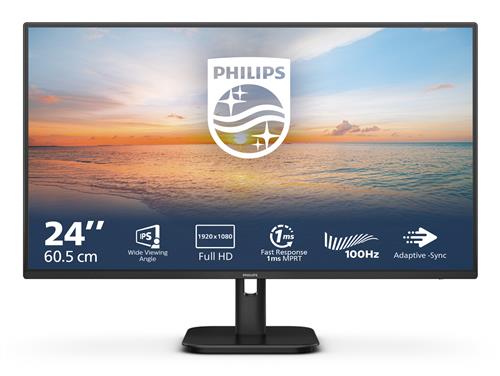 Philips Serie 1000 24E1N1100A/00 LED display 60,5 cm (23.8) 1920 x 1080 Pixel Full HD LCD Nero