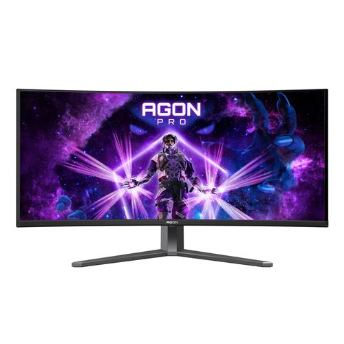 AOC AGON PRO AG346UCD Monitor PC 86,4 cm (34) 3440 x 1440 Pixel Wide Quad HD QD-OLED Nero, Grigio