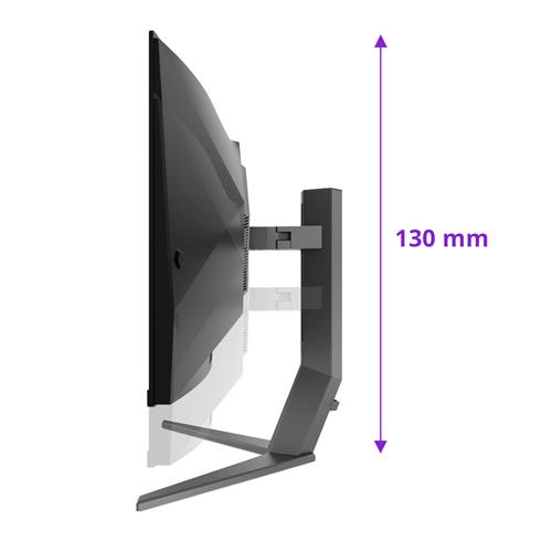 AOC AGON PRO AG346UCD Monitor PC 86,4 cm (34) 3440 x 1440 Pixel Wide Quad HD QD-OLED Nero, Grigio