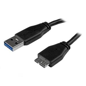 StarTech.com USB3AUB3MS cavo USB USB 3.2 Gen 1 (3.1 Gen 1) USB A Micro-USB B Nero