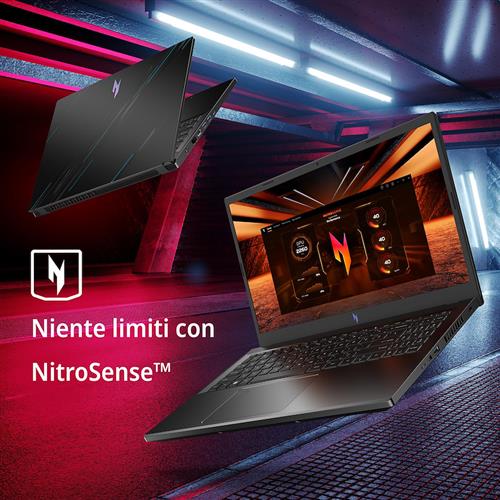 Acer Nitro V 15 ANV15-51-98RX Intel Core i9 i9-13900H Computer portatile 39,6 cm (15.6) Full HD 16 GB DDR5-SDRAM 1,02 TB SSD NVIDIA GeForce RTX 4060 Wi-Fi 6 (802.11ax) Windows 11 Home Nero