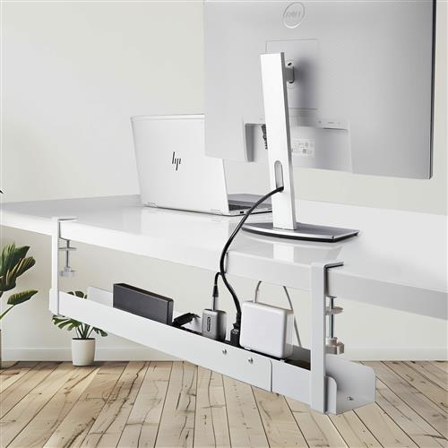 StarTech.com CALW-DESK-CABLE-TRAY organizer per cavi Pannello passacavi 1 pz