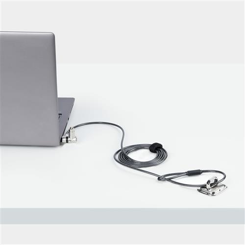 StarTech.com UNIVKMKO-LAPTOP-LOCK cavo di sicurezza Nero