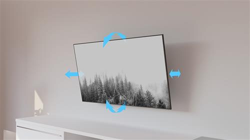 Multibrackets 6299 Supporto TV a parete 2,18 m (86) Nero