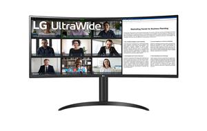 LG 34BR55QC-B Monitor PC 86,4 cm (34) 3440 x 1440 Pixel Wide Quad HD LCD Nero