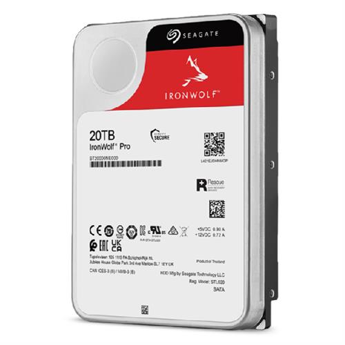 Seagate IronWolf Pro ST20000NT001 disco rigido interno 20 TB 7200 Giri/min 256 MB 3.5