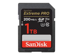 EXTREME PRO 1TB SDXC MEMORY CARD 200MB/S 140MB/S UHS-I CL 10