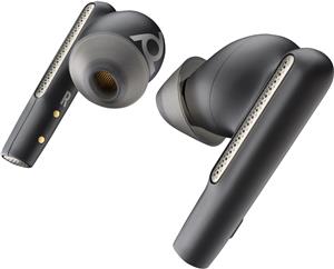 POLY Voyager Free 60/60+ Microsoft Teams Certified Black Earbuds (2 Pieces)