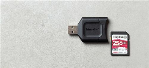 Kingston Technology MobileLite Plus lettore di schede USB 3.2 Gen 1 (3.1 Gen 1) Type-A Nero