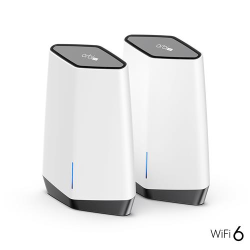 NETGEAR Orbi Pro WiFi 6 Tri-band Mesh System (SXK80) Banda tripla (2.4 GHz/5 GHz/5 GHz) Wi-Fi 6 (802.11ax) Grigio, Bianco 9 Interno