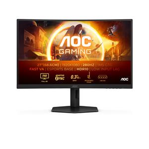 AOC G4 C27G4ZXU Monitor PC 68,6 cm (27) 1920 x 1080 Pixel Full HD LED Nero