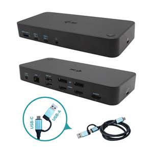 i-tec CATRIPLEDOCKPDPRO replicatore di porte e docking station per laptop Cablato USB 3.2 Gen 1 (3.1 Gen 1) Type-C Nero