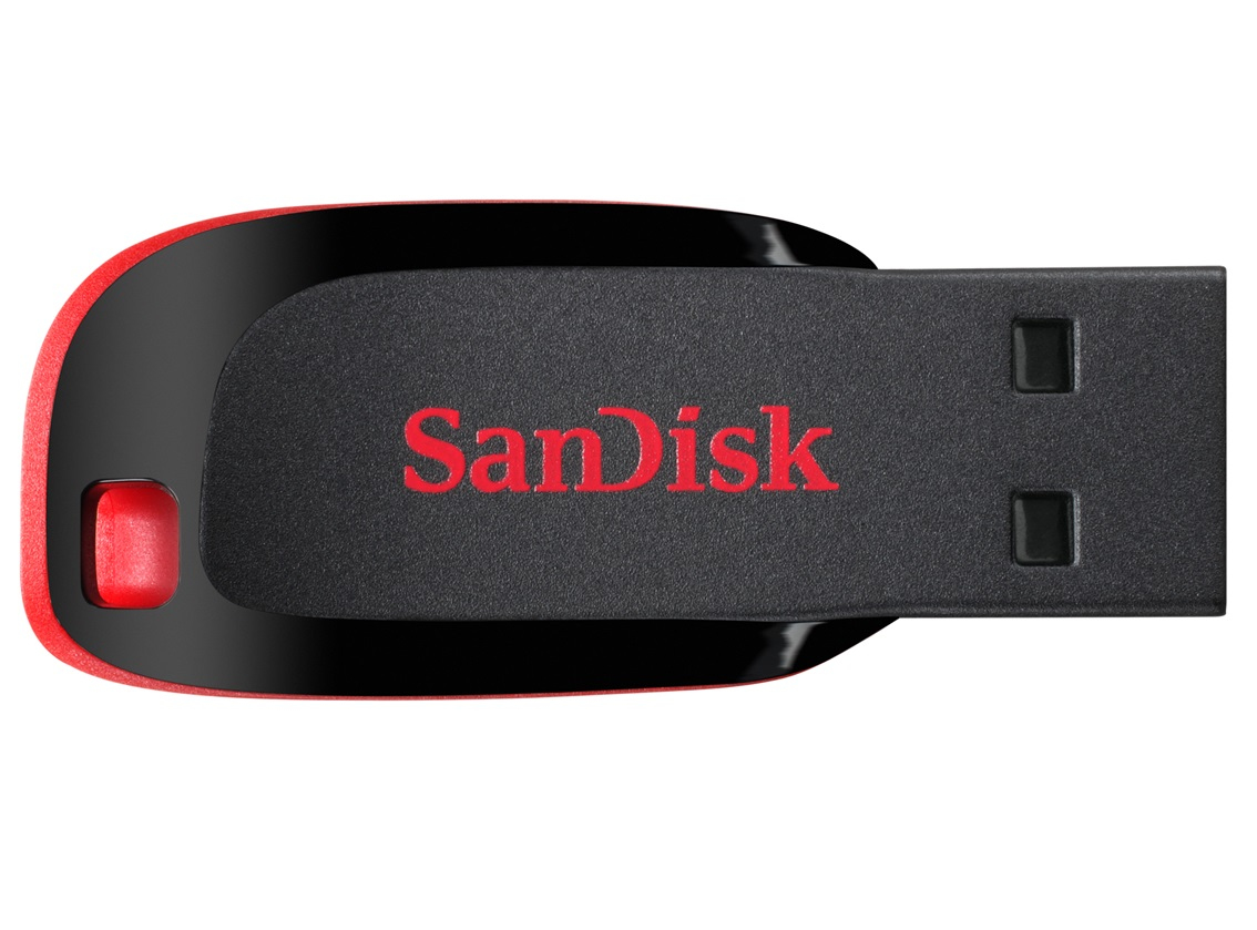 SanDisk Cruzer Blade unità flash USB 32 GB USB tipo A 2.0 Nero, Rosso